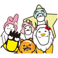 Sanrio Characters × Shakurel Planet Sticker for LINE & WhatsApp | ZIP: GIF & PNG