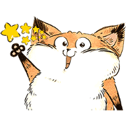 Sesame Fox Sesame Fox Sticker for LINE & WhatsApp | ZIP: GIF & PNG