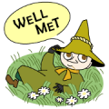 Snufkin Sticker for LINE & WhatsApp | ZIP: GIF & PNG