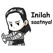 Star Wars™: The Last Jedi™ | Tonmai Star Wars™: The Last Jedi™ | Tonmai Sticker for LINE & WhatsApp | ZIP: GIF & PNG