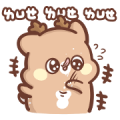 Sweet House Happy Deer : Sparkling Eyes Sticker for LINE & WhatsApp | ZIP: GIF & PNG