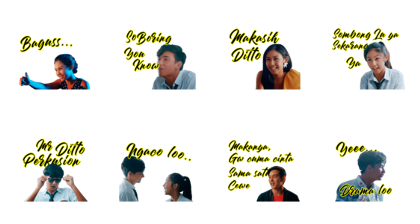 Teman Tapi Menikah Line Sticker GIF & PNG Pack: Animated & Transparent No Background | WhatsApp Sticker