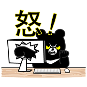 Three Bears - Office Workers Three Bears - Office Workers Sticker for LINE & WhatsApp | ZIP: GIF & PNG