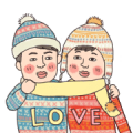 Winter Sweethearts Xmas Stickers Winter Sweethearts Xmas Stickers