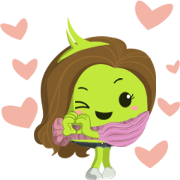 A DAY WITH AUNJAI Sticker for LINE & WhatsApp | ZIP: GIF & PNG