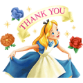 Alice in Wonderland (Magical Book) Sticker for LINE & WhatsApp | ZIP: GIF & PNG