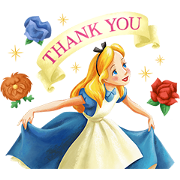 Alice in Wonderland (Magical Book) Sticker for LINE & WhatsApp | ZIP: GIF & PNG