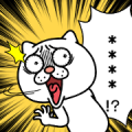 Annoying Cat Custom Stickers
