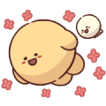 Cute and Confident! Dow-Dow Sticker for LINE & WhatsApp | ZIP: GIF & PNG