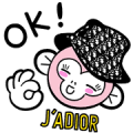 DIOR LINE Stickers