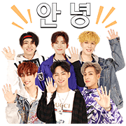 GOT7 Exclusive Stickers GOT7 Exclusive Stickers Sticker for LINE & WhatsApp | ZIP: GIF & PNG