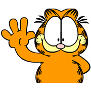 Garfield Animated Stickers Sticker for LINE & WhatsApp | ZIP: GIF & PNG