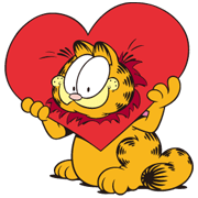 Garfield In Love Garfield In Love Sticker for LINE & WhatsApp | ZIP: GIF & PNG