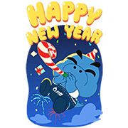 Godji is All Around Sticker for LINE & WhatsApp | ZIP: GIF & PNG