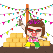 JingJung Animation X7 JingJung Animation X7 Sticker for LINE & WhatsApp | ZIP: GIF & PNG