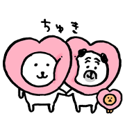 Joke Bear × MUSEE PLATINUM Sticker for LINE & WhatsApp | ZIP: GIF & PNG