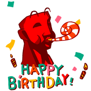 Kingston × Rex's daily life Sticker for LINE & WhatsApp | ZIP: GIF & PNG