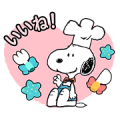 POP Chocolat Tie-Up Stickers: Snoopy