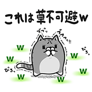 Plump Cat x LINE Blog Sticker for LINE & WhatsApp | ZIP: GIF & PNG