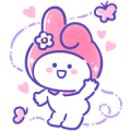 Sanrio Characters × BaoBao Never Tell Sticker for LINE & WhatsApp | ZIP: GIF & PNG