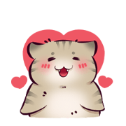 Si Unis: Cat Noises Sticker for LINE & WhatsApp | ZIP: GIF & PNG