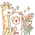 The Long Neck Gang: It's Workout Time! Sticker for LINE & WhatsApp | ZIP: GIF & PNG