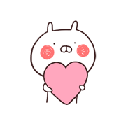 Usamaru Keeps Movin' Usamaru Keeps Movin' Sticker for LINE & WhatsApp | ZIP: GIF & PNG
