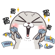 Very Miss Rabbit: Many Tricks Sticker for LINE & WhatsApp | ZIP: GIF & PNG