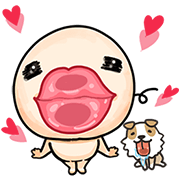 Wan Wan: Shake Bum Bum Wan Wan: Shake Bum Bum Sticker for LINE & WhatsApp | ZIP: GIF & PNG
