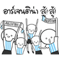World Cup Argentina Supporters Stickers World Cup Argentina Supporters Stickers