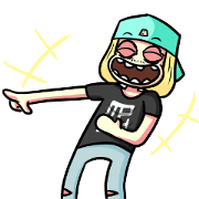 Young Karyo: The Cool Guy Sticker for LINE & WhatsApp | ZIP: GIF & PNG
