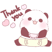 Yururin Panda: Baby Edition Sticker for LINE & WhatsApp | ZIP: GIF & PNG