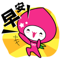 momoco & Dr. kiwi Sticker for LINE & WhatsApp | ZIP: GIF & PNG