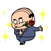 Dancing Middle-Aged Gentleman 3 Dancing Middle-Aged Gentleman 3 Sticker for LINE & WhatsApp | ZIP: GIF & PNG