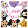 Disney Tsum Tsum Pop-Up Stickers Sticker for LINE & WhatsApp | ZIP: GIF & PNG