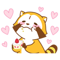 GOGO! RASCAL Animated Stickers Sticker for LINE & WhatsApp | ZIP: GIF & PNG