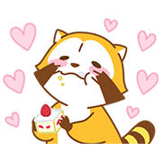 GOGO! RASCAL Animated Stickers Sticker for LINE & WhatsApp | ZIP: GIF & PNG