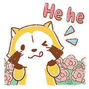 Gentle Rascal Pop-Up Stickers Gentle Rascal Pop-Up Stickers Sticker for LINE & WhatsApp | ZIP: GIF & PNG