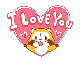 Happy ☆ RASCAL Animated Stickers Sticker for LINE & WhatsApp | ZIP: GIF & PNG