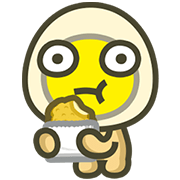 MILUEGG: Animated is tastier! Vol. 2 Sticker for LINE & WhatsApp | ZIP: GIF & PNG