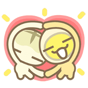 MILUEGG & Friends Sticker for LINE & WhatsApp | ZIP: GIF & PNG