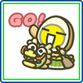 MILUEGG Summer Special Sticker for LINE & WhatsApp | ZIP: GIF & PNG