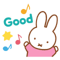 Miffy’s Animated Pastel Stickers