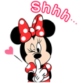 Minnie Mouse: Happy Days Sticker for LINE & WhatsApp | ZIP: GIF & PNG