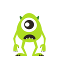 Moving Talking Monsters, Inc. Sticker for LINE & WhatsApp | ZIP: GIF & PNG