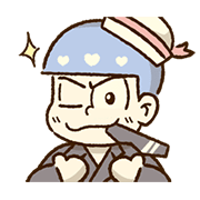 Mr. Osomatsu × SANRIO CHARACTERS - Animated Mr.Osomatsu × SANRIO CHARACTERS―Animated Sticker for LINE & WhatsApp | ZIP: GIF & PNG