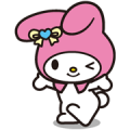 My Melody Sticker for LINE & WhatsApp | ZIP: GIF & PNG