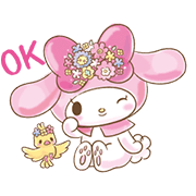 My Melody: Too Cute for You! Sticker for LINE & WhatsApp | ZIP: GIF & PNG
