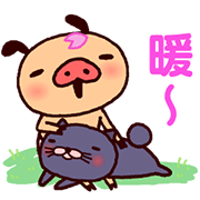PANPAKA PANTS Spring Prance PANPAKA PANTS Spring Prance Sticker for LINE & WhatsApp | ZIP: GIF & PNG