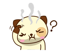 Panda Dog Panda Dog Sticker for LINE & WhatsApp | ZIP: GIF & PNG